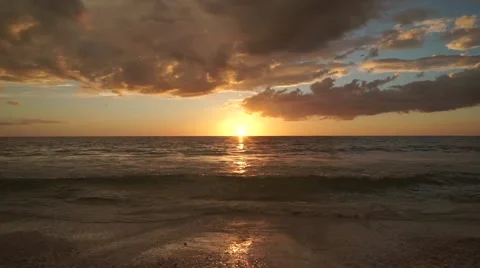 Captiva Florida Sunset Timelapse Stock Footage 60933361
