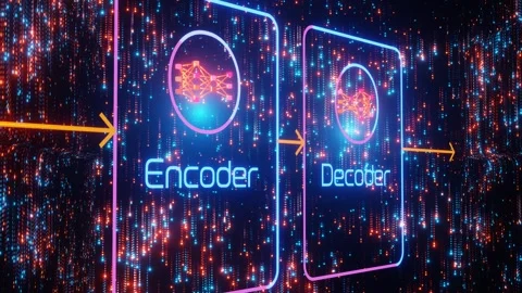 Captivating 3D Visualization of Transformer Neural Network Architecture, 3D Stock Footage 271619801