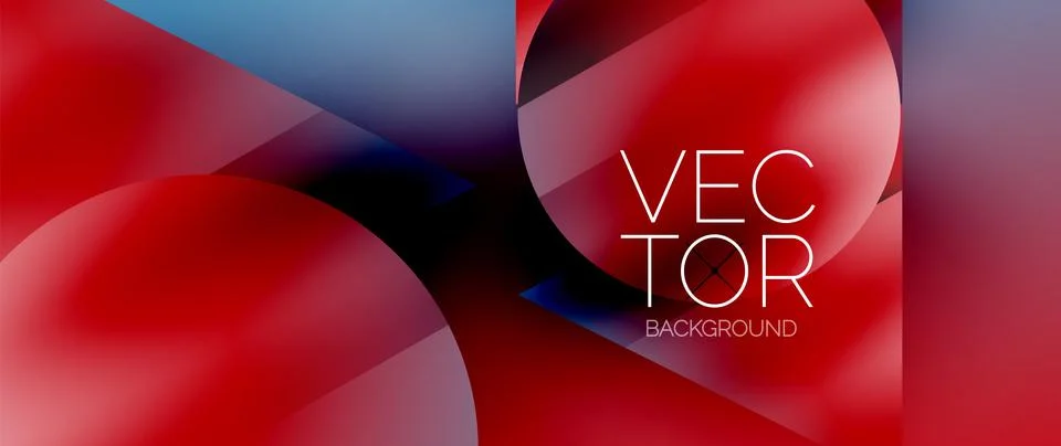 Captivating abstract backdrop composed of interlocking triangles and circles Stockillustratie