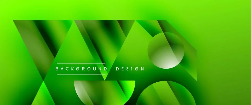 Captivating abstract backdrop composed of interlocking triangles and circles イラスト素材