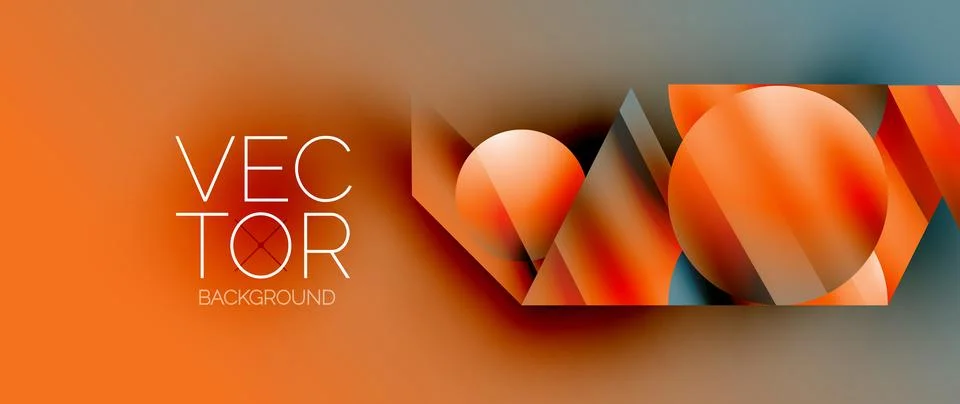 Captivating abstract backdrop composed of interlocking triangles and circles 스톡 일러스트