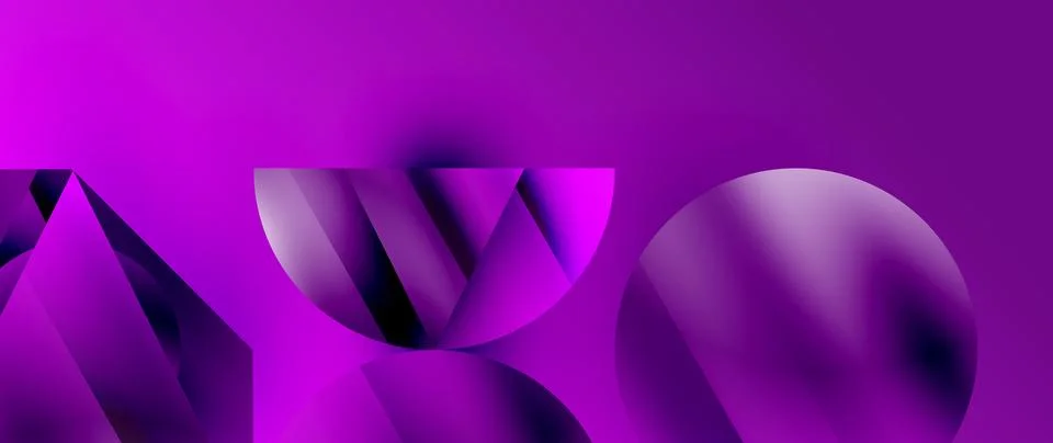 Captivating abstract backdrop composed of interlocking triangles and circles イラスト素材