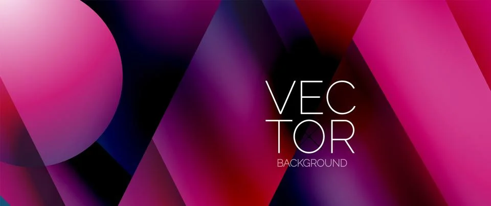 Captivating abstract backdrop composed of interlocking triangles and circles Stock Illustration