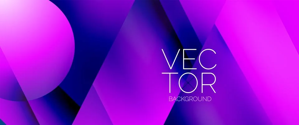 Captivating abstract backdrop composed of interlocking triangles and circles Stock Illustration