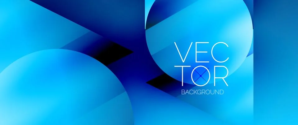 Captivating abstract backdrop composed of interlocking triangles and circles Stockillustratie