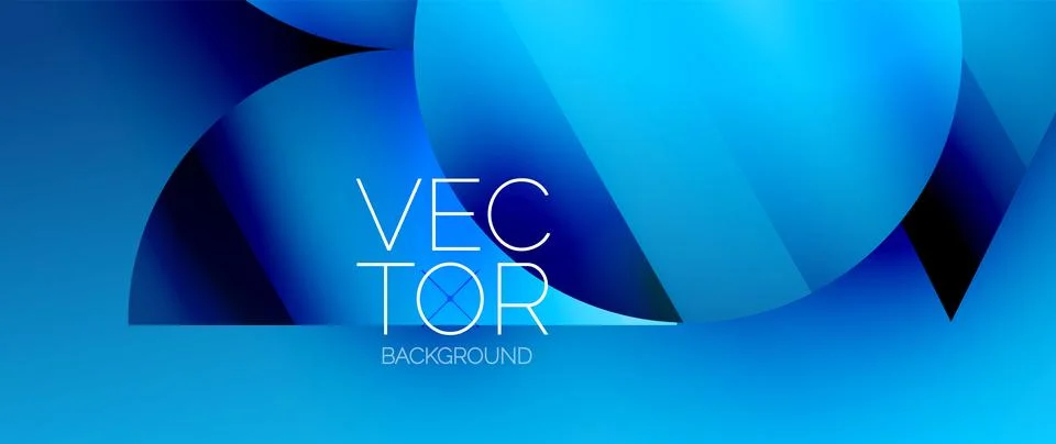 Captivating abstract backdrop composed of interlocking triangles and circles Illustrazione stock