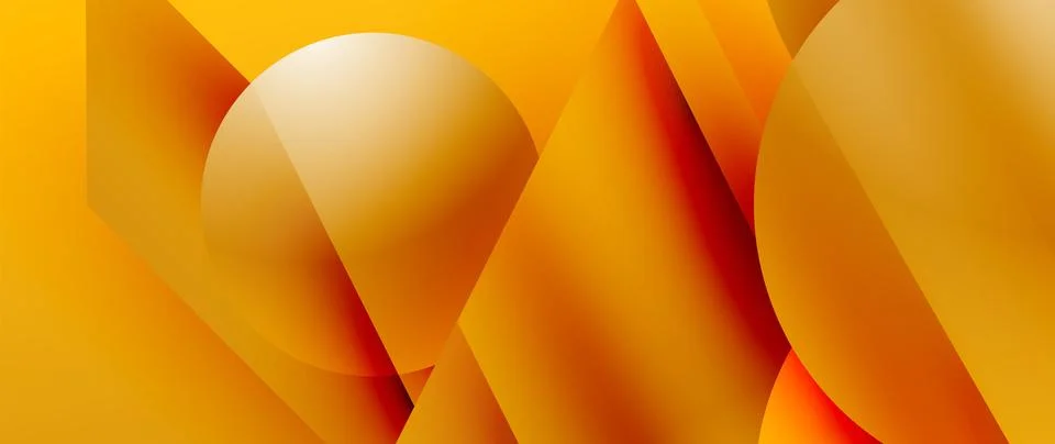 Captivating abstract backdrop composed of interlocking triangles and circles Stock Illustration