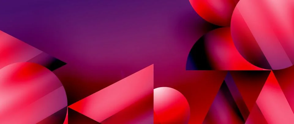 Captivating abstract backdrop composed of interlocking triangles and circles 스톡 일러스트