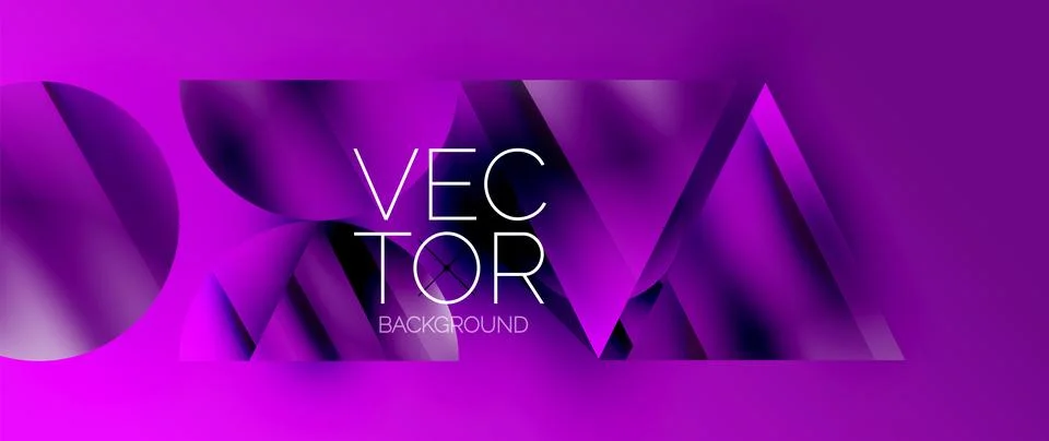 Captivating abstract backdrop composed of interlocking triangles and circles イラスト素材