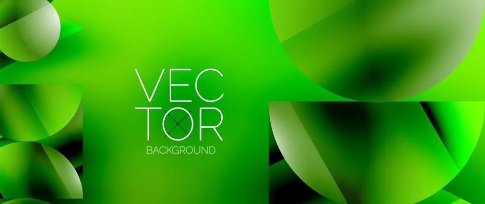 Captivating abstract backdrop composed of interlocking triangles and circles Stock Illustration