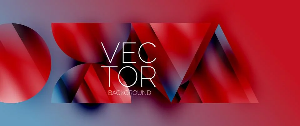 Captivating abstract backdrop composed of interlocking triangles and circles 스톡 일러스트