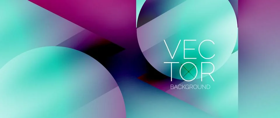 Captivating abstract backdrop composed of interlocking triangles and circles 스톡 일러스트