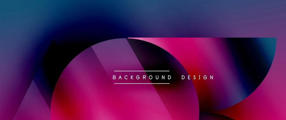 Captivating abstract backdrop composed of interlocking triangles and circles 스톡 일러스트