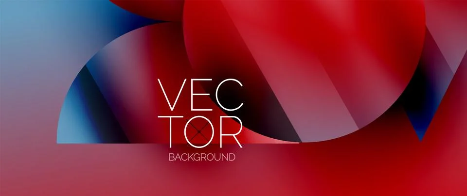 Captivating abstract backdrop composed of interlocking triangles and circles Stock Illustration