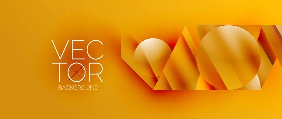 Captivating abstract backdrop composed of interlocking triangles and circles Illustrazione stock