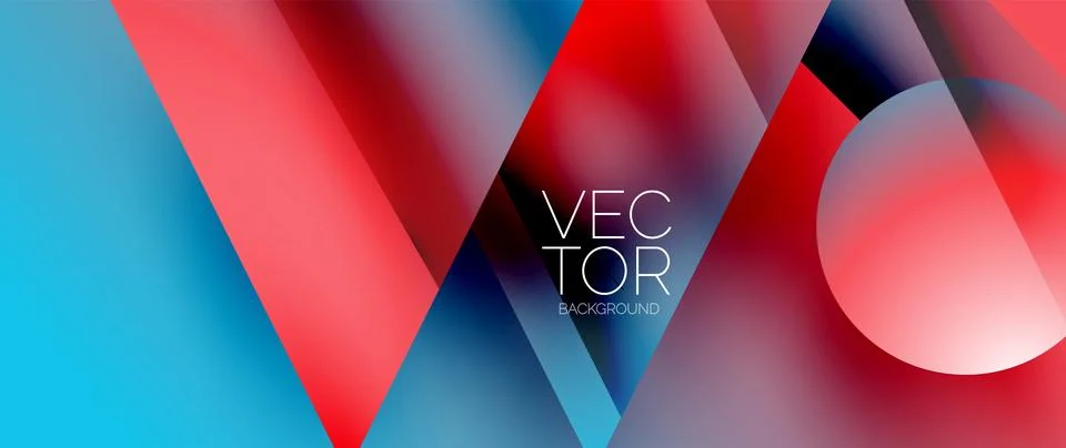 Captivating abstract backdrop composed of interlocking triangles and circles 스톡 일러스트