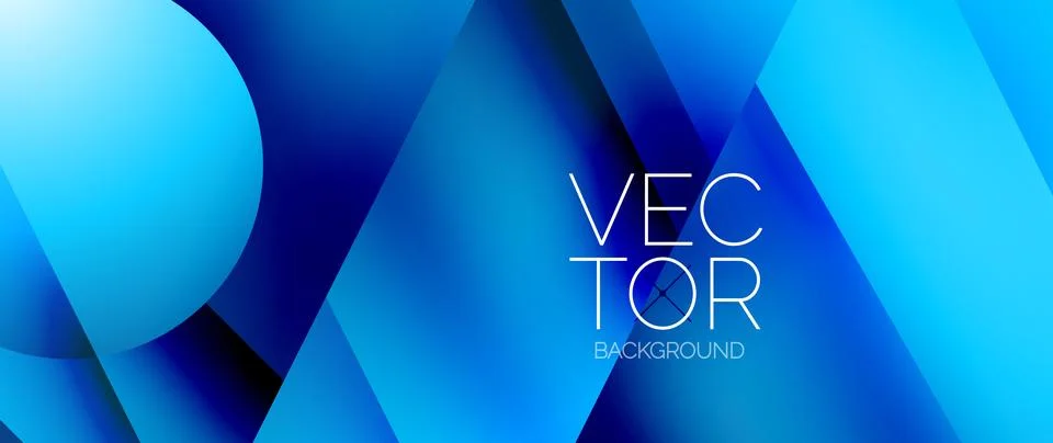 Captivating abstract backdrop composed of interlocking triangles and circles Stock Illustration