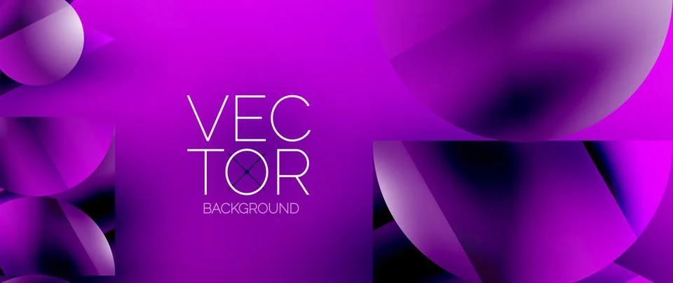 Captivating abstract backdrop composed of interlocking triangles and circles Stock Illustration