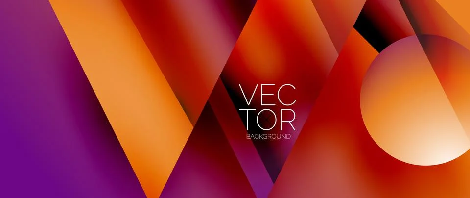 Captivating abstract backdrop composed of interlocking triangles and circles 스톡 일러스트