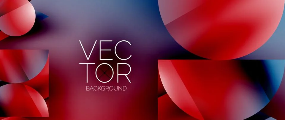 Captivating abstract backdrop composed of interlocking triangles and circles Illustrazione stock