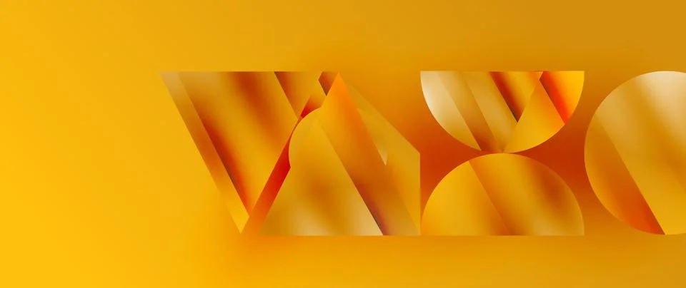 Captivating abstract backdrop composed of interlocking triangles and circles Stock Illustration
