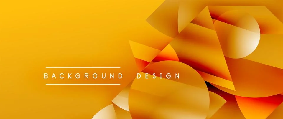 Captivating abstract backdrop composed of interlocking triangles and circles イラスト素材