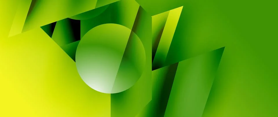 Captivating abstract backdrop composed of interlocking triangles and circles 스톡 일러스트