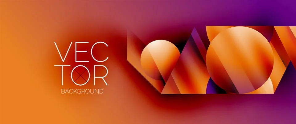 Captivating abstract backdrop composed of interlocking triangles and circles 스톡 일러스트