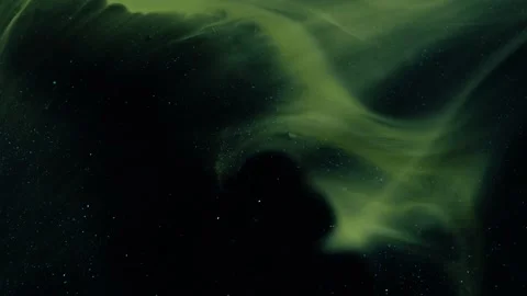 A captivating abstract interpretation of the northern lights, depicted in fluid Vídeo Stock 265180571