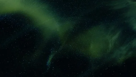 A captivating abstract interpretation of the northern lights, depicted in fluid Vídeo Stock 267370782