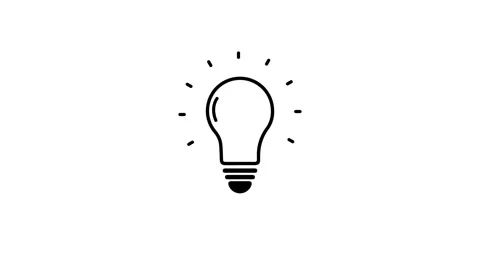 Captivating animated light bulb illuminating ideas and innovation in a dyna.. Видео 318131877