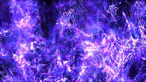 A captivating array of swirling colors and light patterns fills the screen Stock Footage 302556637