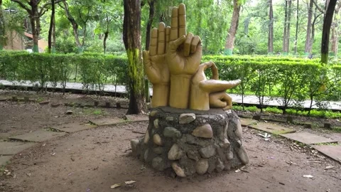 Captivating Beautiful Statues Stock Footage 313565232