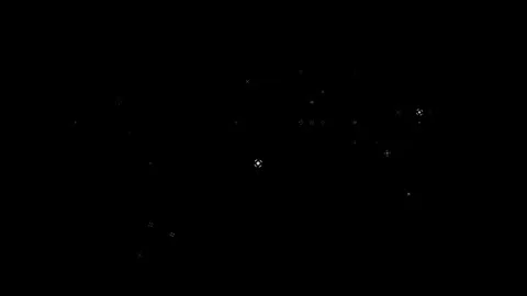 Captivating Black and White Night Sky with Shimmering Star Patterns Video stock 341922292