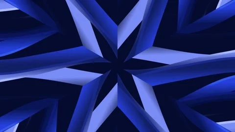 A captivating blue abstract graphic featuring radial geometry and a fluid s.. Stock Footage 328806556