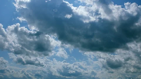 A Captivating Cloudy Sky with Beautiful Light and Interesting Shadows to Appreci Stock Footage 312727454