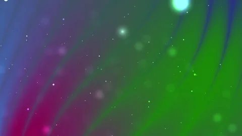 Captivating Colorful Abstract Background with Dynamic Waves and Bokeh Effects Video stock 316311897