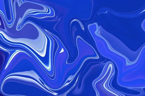 Captivating design featuring abstract background of blue and white paint swir Stock Illustration