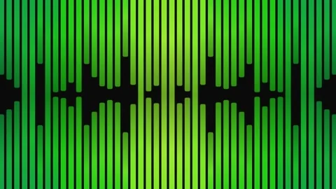 Captivating digital art featuring vibrant green gradient lines creating a d.. Stock Footage 329085731