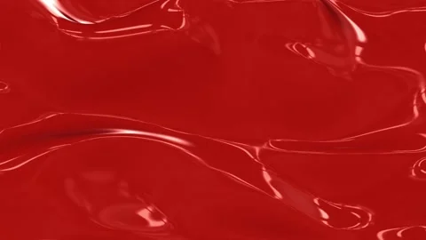 A Captivating Display of Smooth, Lustrous Red Fabric Waves Creating an Alluring Stock Footage 316876078
