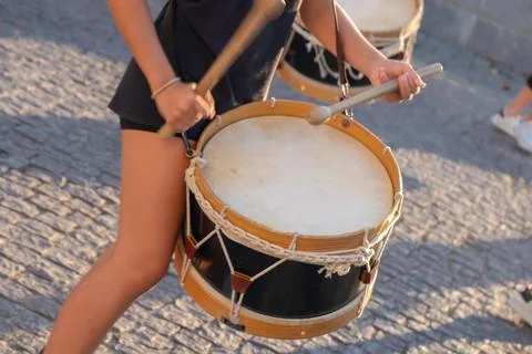 A Captivating Drum Foto stock