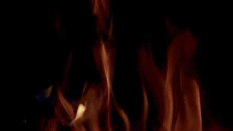 Captivating Flames A Beautiful Dance of Fire and Heat in Natures Vibrant Atmosph Foto stock