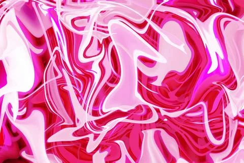 Captivating forms and colorful gradient design on a purple abstract liquid .. Stock Photos