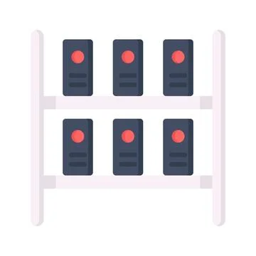 A captivating glyph illustration of hotel accommodation booking Stock Illustration