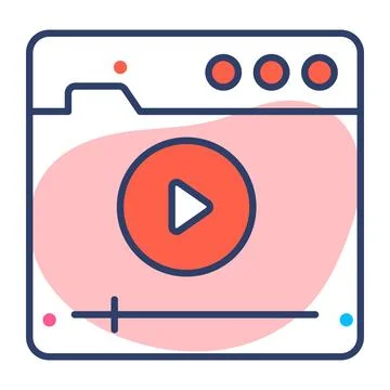 A captivating glyph sticker of party rocket, ready for premium use Stock Illustration