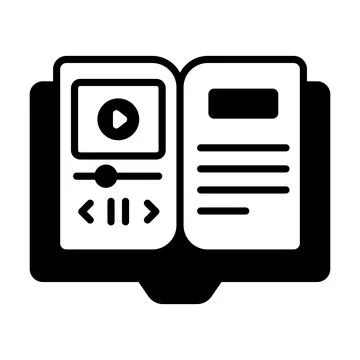 A captivating glyph sticker of party rocket, ready for premium use Stock Illustration