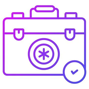 A captivating glyph sticker of party rocket, ready for premium use Stock Illustration