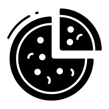 A captivating glyph sticker of party rocket, ready for premium use Stock Illustration