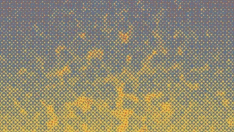 Captivating Halftone Dot Pattern Flow   Stock Footage 312657555