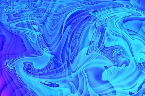 Captivating hues in abstract creative of blue marble page border background Illustrazione stock